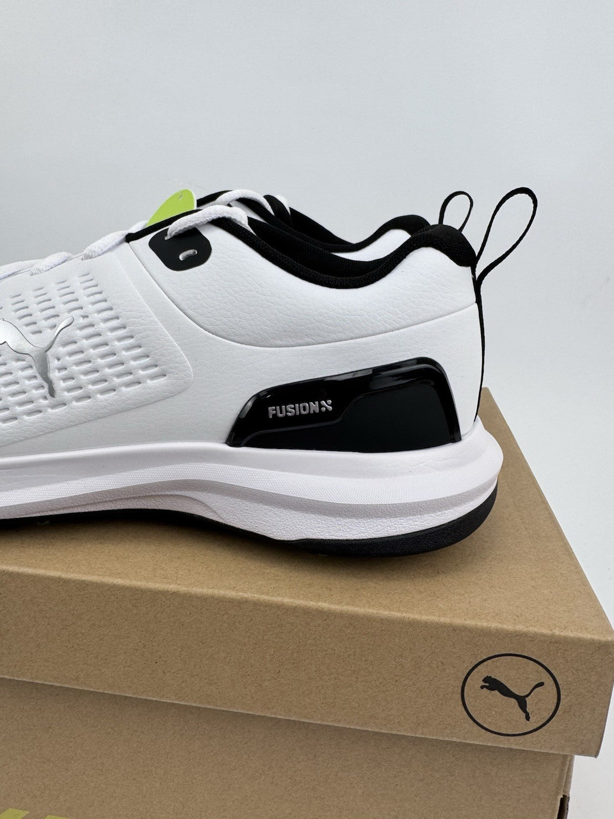 Puma Fusion Foam Fusion Plus Golf Shoes Mens Size UK 8  White Black/318601