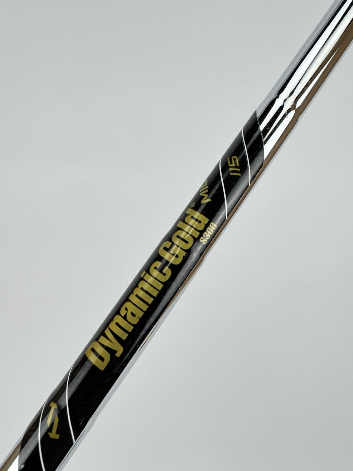 Dynamic Gold 115 Iron Shaft Mid S300 Stiff Steel 36.25” /Pured /0.355 /312355