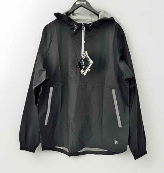 FootJoy HydroLite X Waterproof Lightweight Hooded Jacket Size Large Black/337690