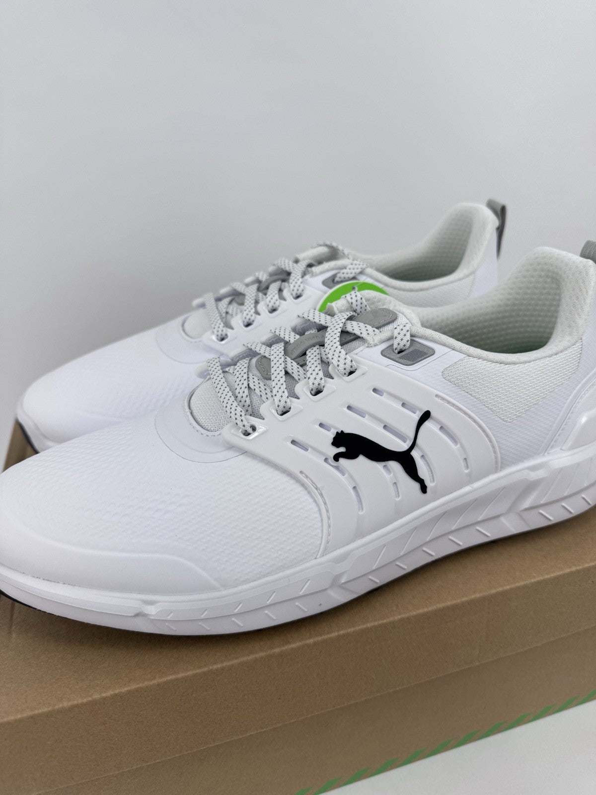 Puma Ignite Elevate 2 Tour Men's Golf Shoes Size UK 10 White Waterproof/319122