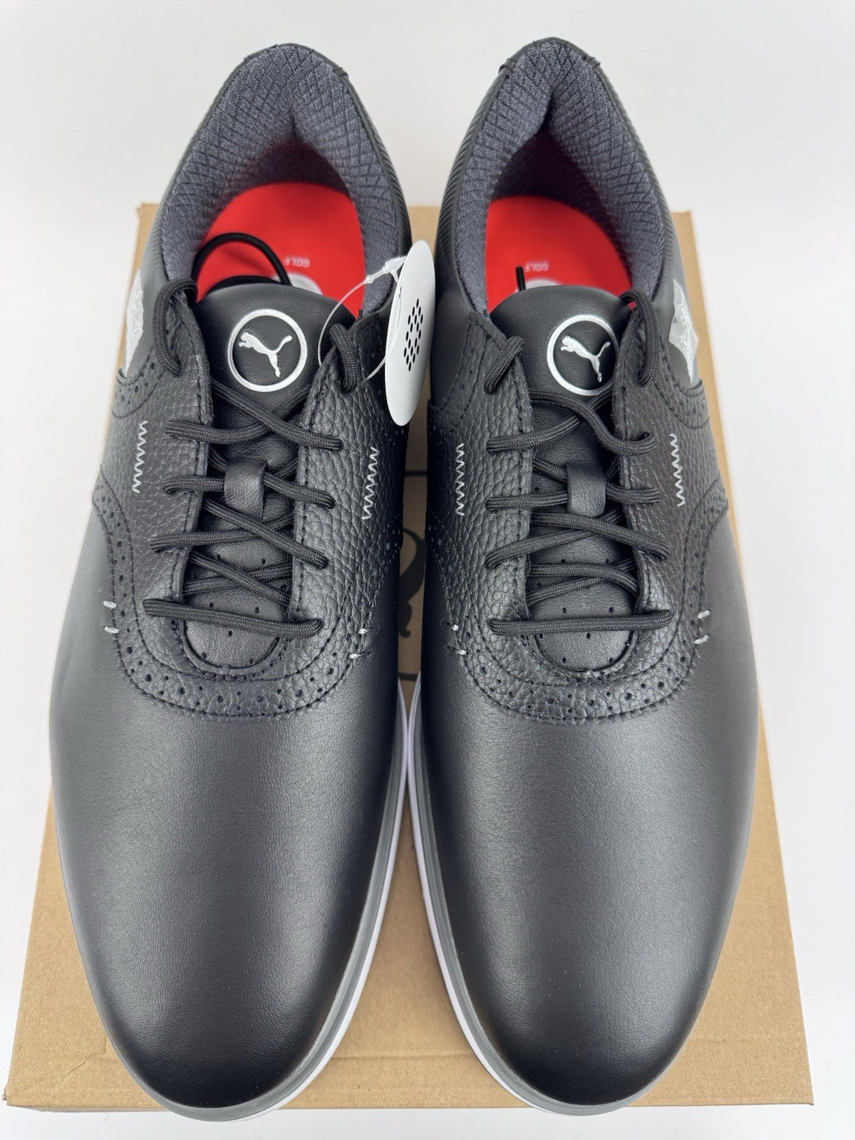 Puma Avant Golf Shoes Men's Size UK 10.5 Waterproof Black Premium/318424