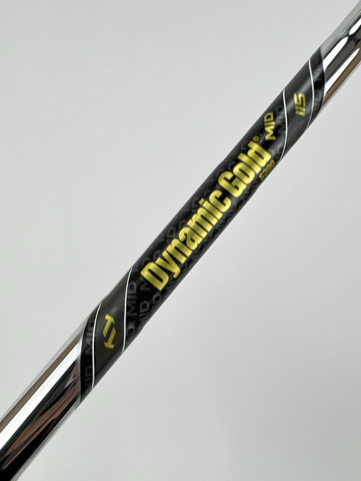 Dynamic Gold 115 Iron Shaft Mid S300 Stiff Flex Steel 35.75”/0.355 Tapered/328362