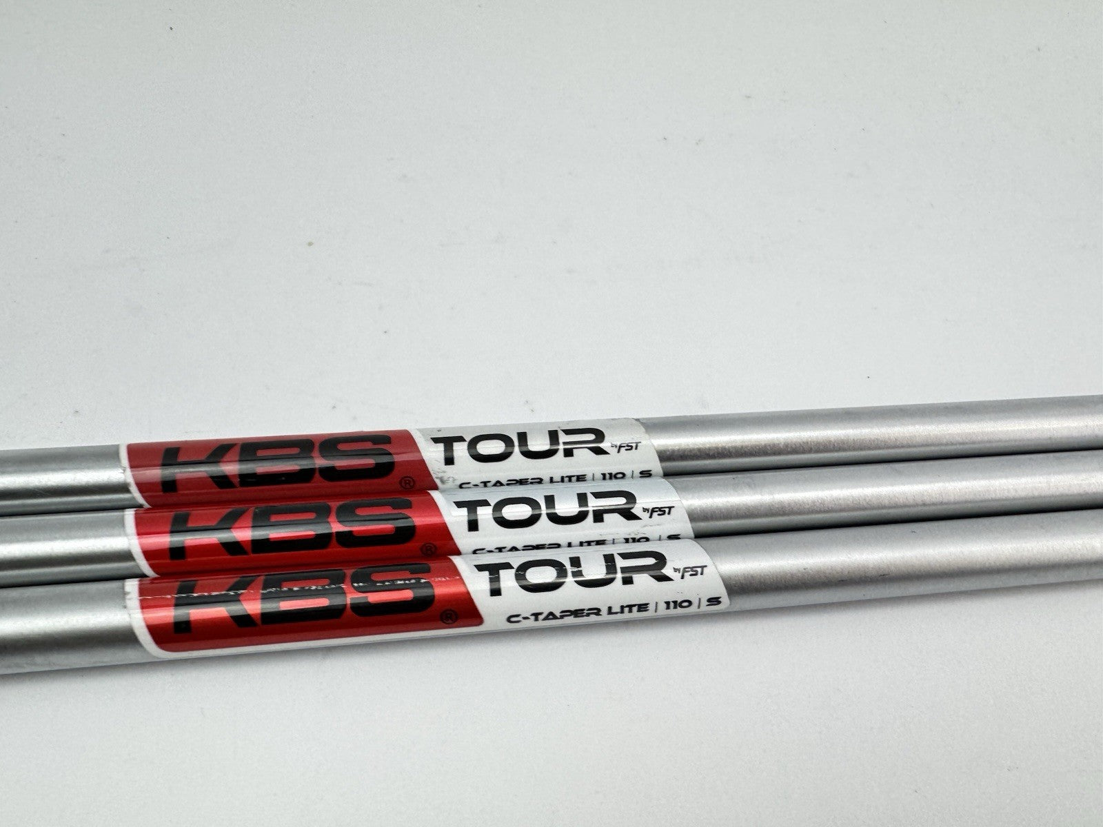 KBS Tour C-Taper Wedge Shaft Set (3) 110 Stiff Steel 0.355 Tapered /301172