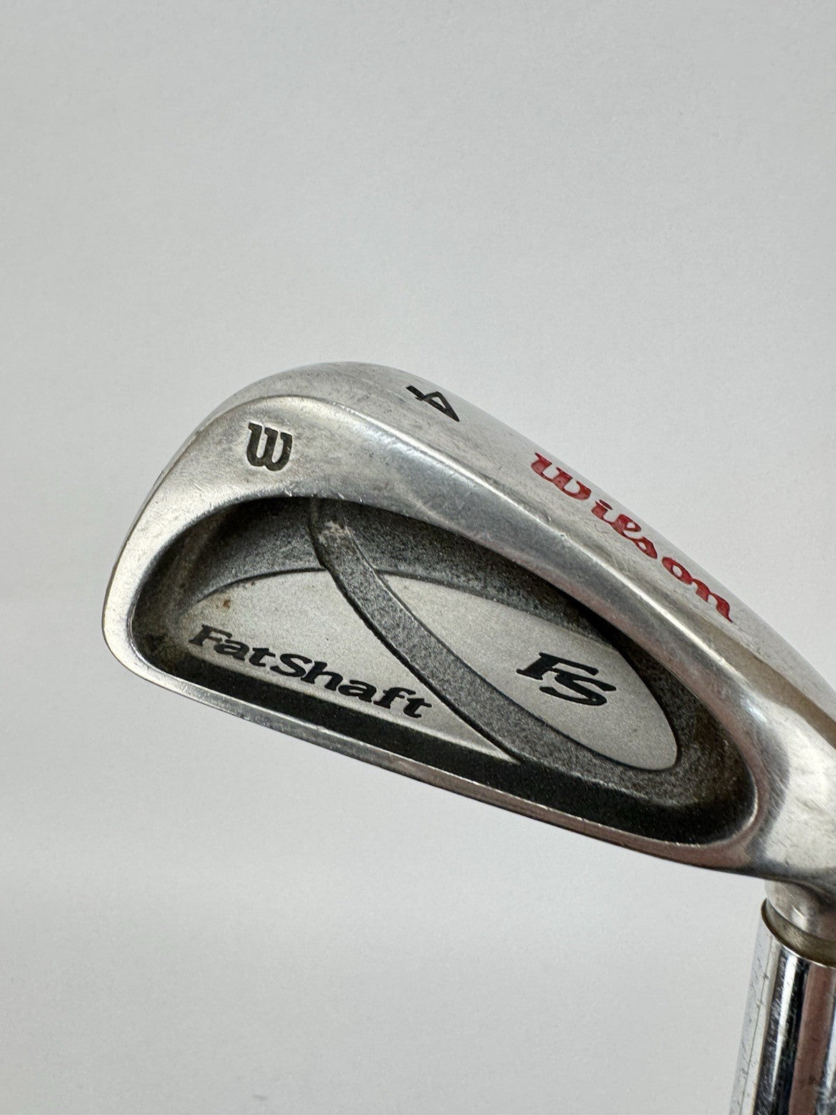 Wilson Fatshaft 4 Iron Regular Flex Steel /Right Handed /New Grip /350401