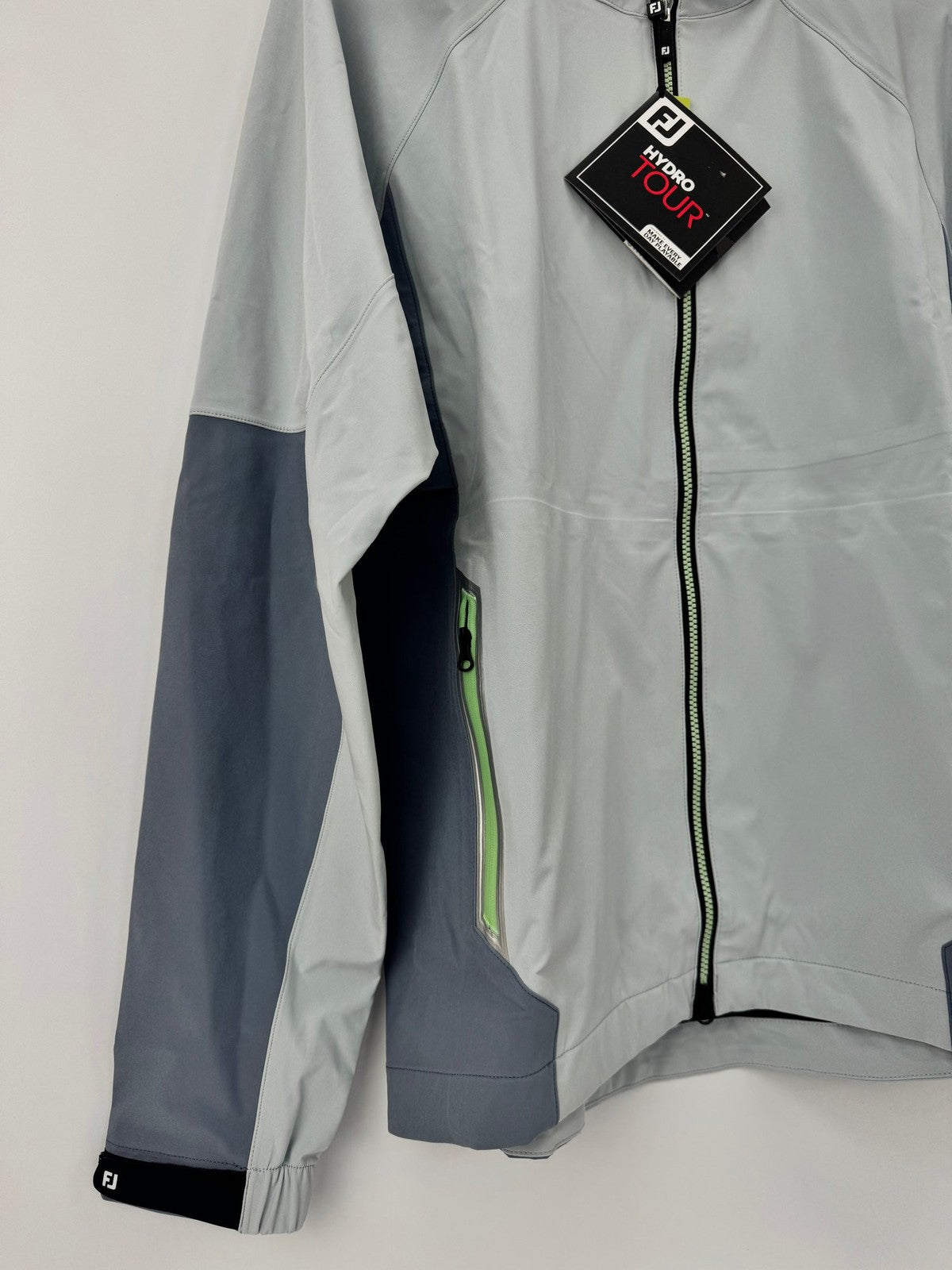 FootJoy Hydro Tour Golf Jacket Size XXL Men's Grey/Flint Waterproof/336203