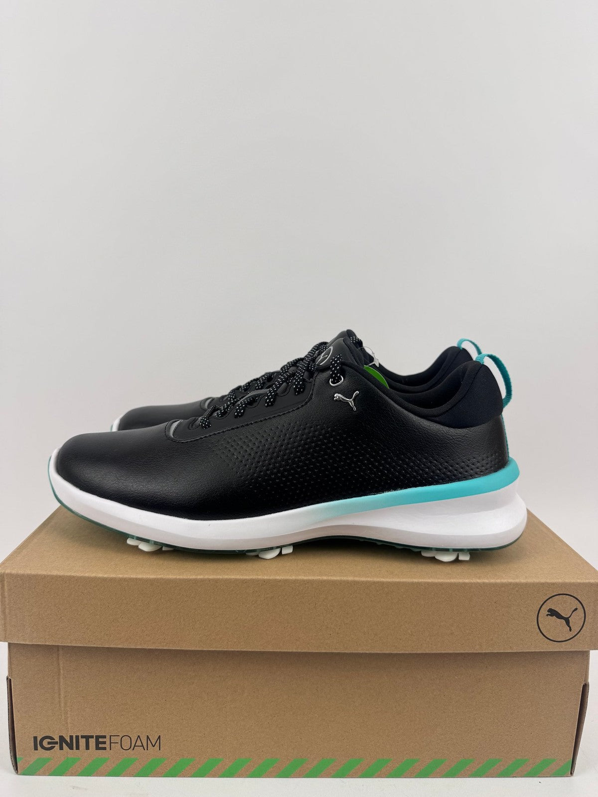 Women’s Puma Ignite Blaze 2 Golf Shoes Black Aquatic Size UK 6 Comfortable/323170