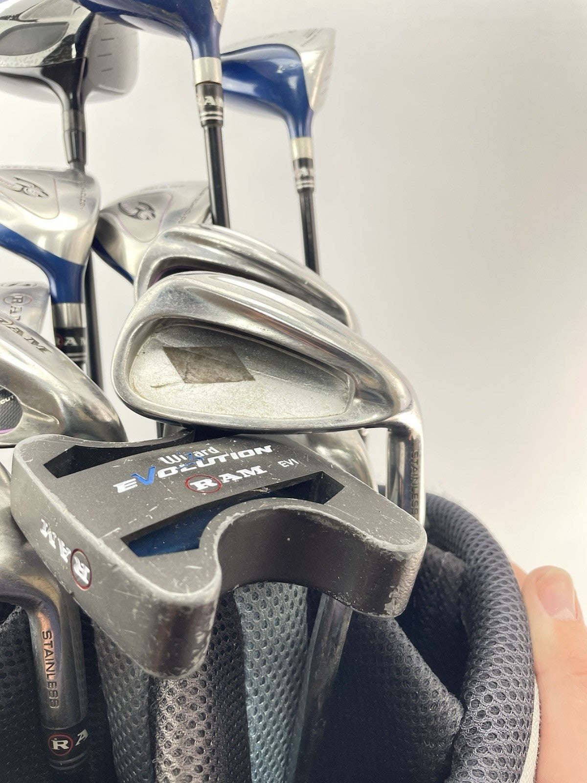 Ram Golf Package Set 12 Clubs Ladies Flex Graphite /Right /New Grips /Bag /263594