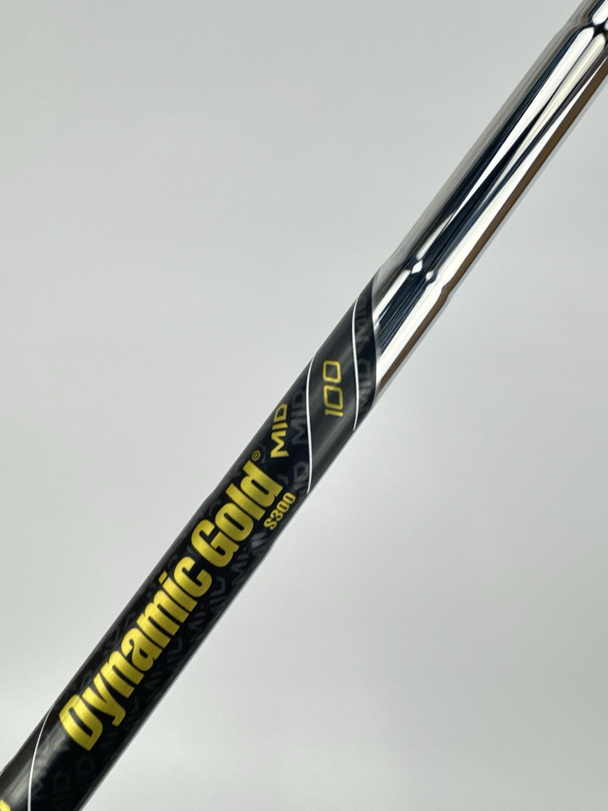 Dynamic Gold Mid 100 Iron Shaft S300 Stiff Flex Steel 35.5”/0.370 Parallel/317487