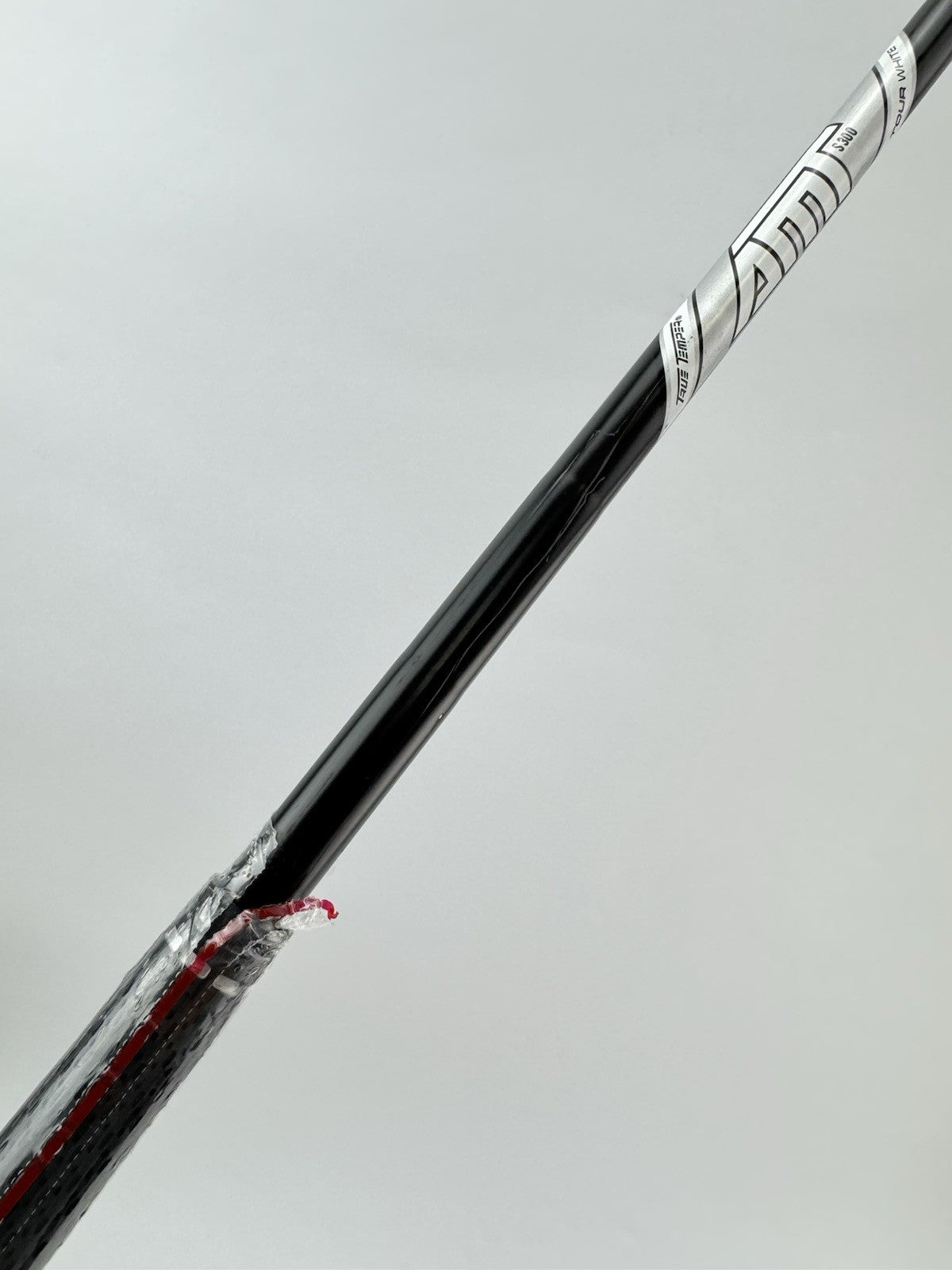 AMT Tour White Iron Shaft S300 Stiff Steel Blackout 35.625” 0.355 Tapered /285748