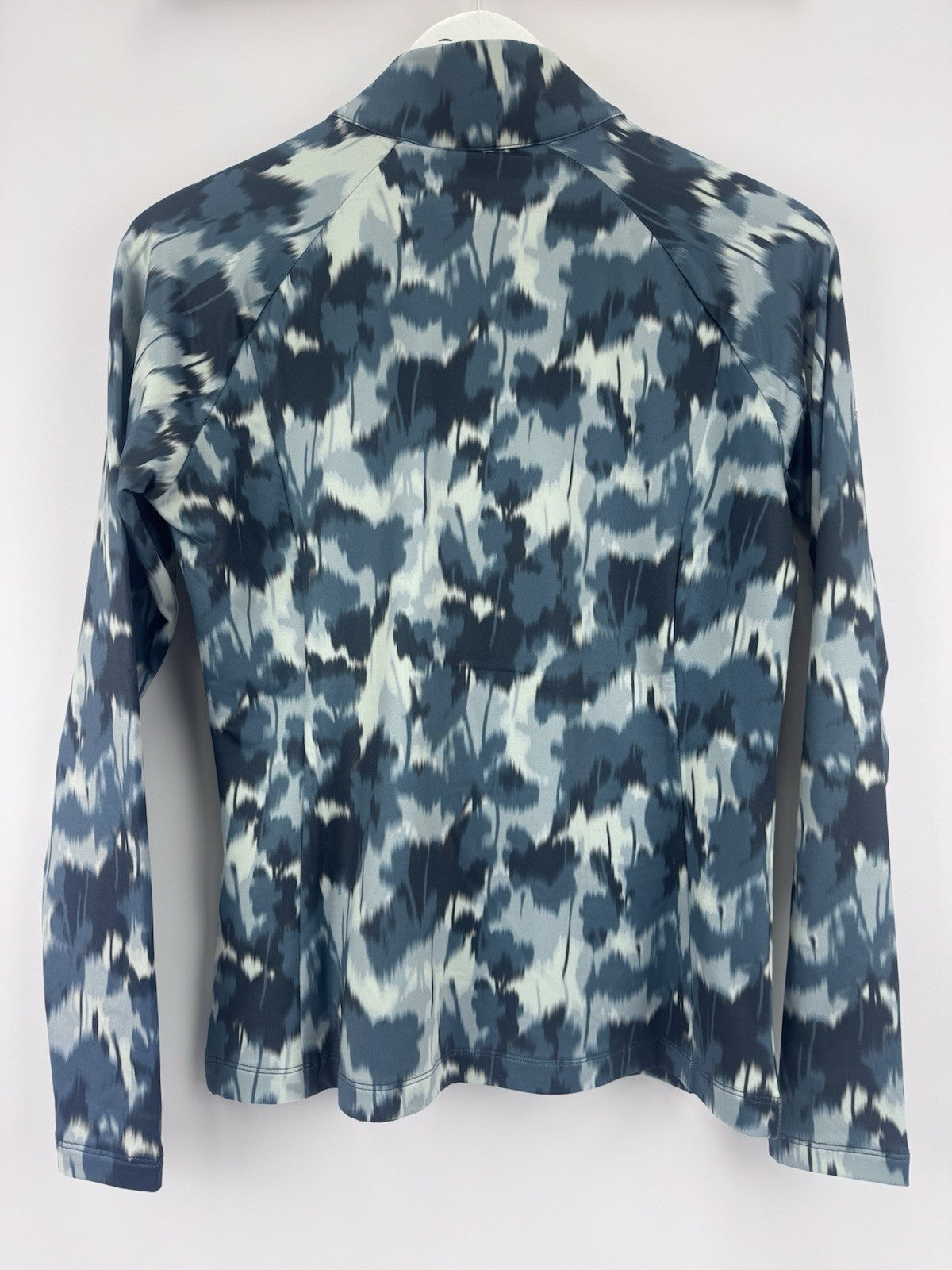 Ping Jasmine Golf Jumper Women's UK Size 14 Navy Multi Long Sleeve Zip Up/315074