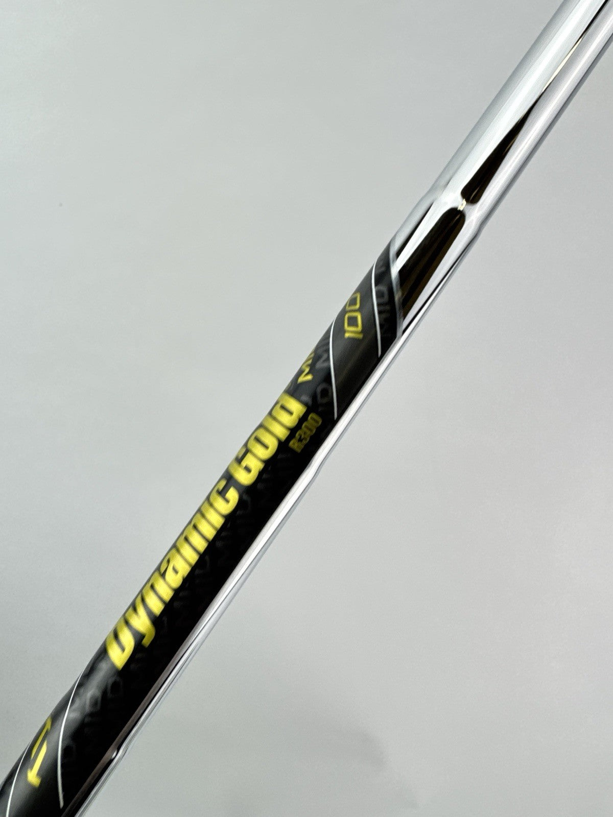 Dynamic Gold Mid 100 Iron Shaft R300 Regular Flex Steel 35.5” /0.355 /294235