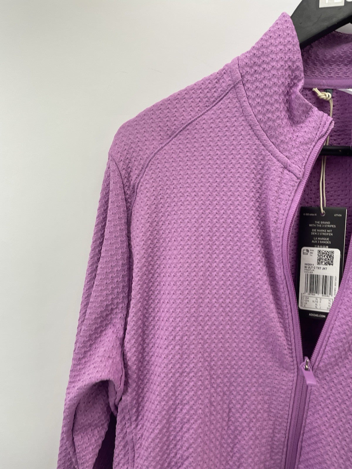 Adidas Golf Women’s Jacket Midlayer Full Zip UK XL /Purple /New /297982