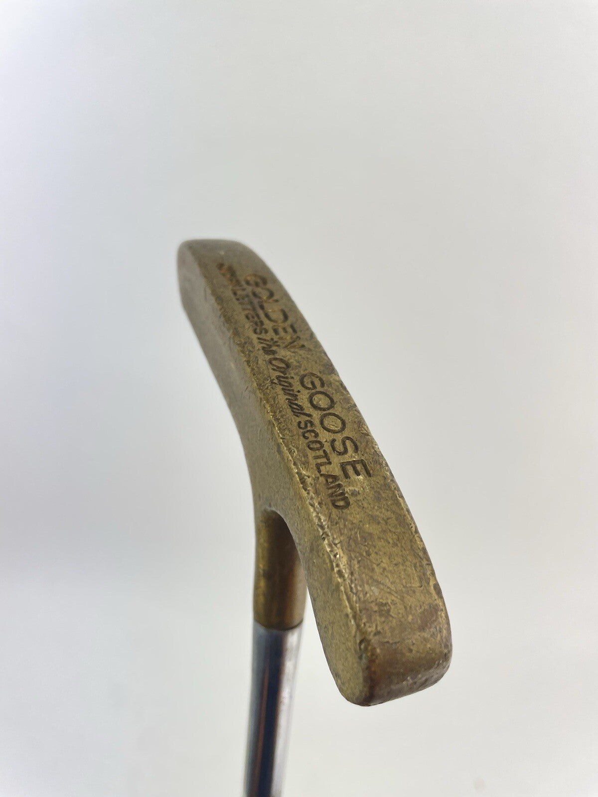 Golden Goose Brass Putter Blade John Letters 35" /Right Handed /New Grip /176865