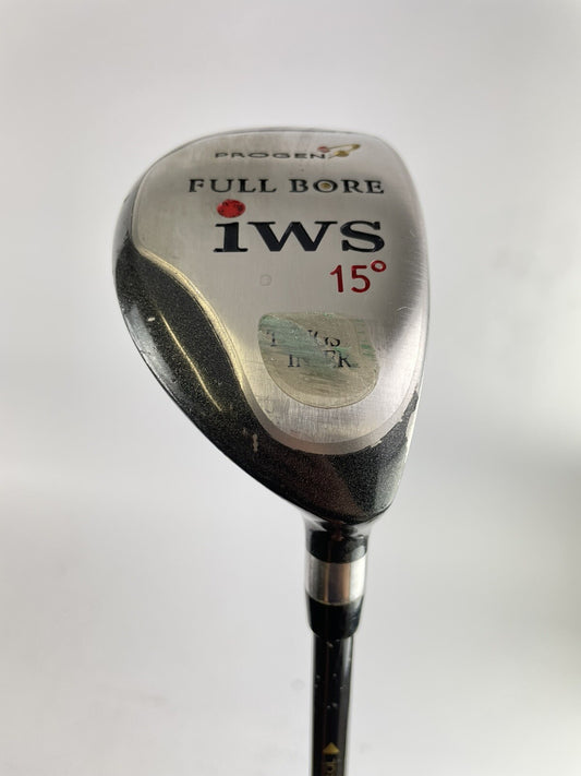 Progen Golf Driving Hybrid 15* Regular Flex Graphite /Right Handed /103940