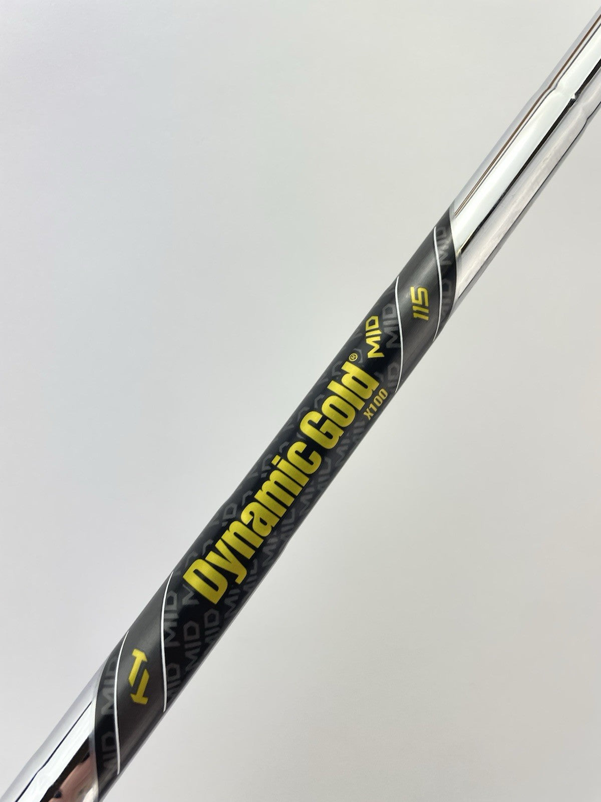 Dynamic Gold Mid 115 Iron Shaft X100 X Flex Steel 35.5” /0.355 Tapered /297233