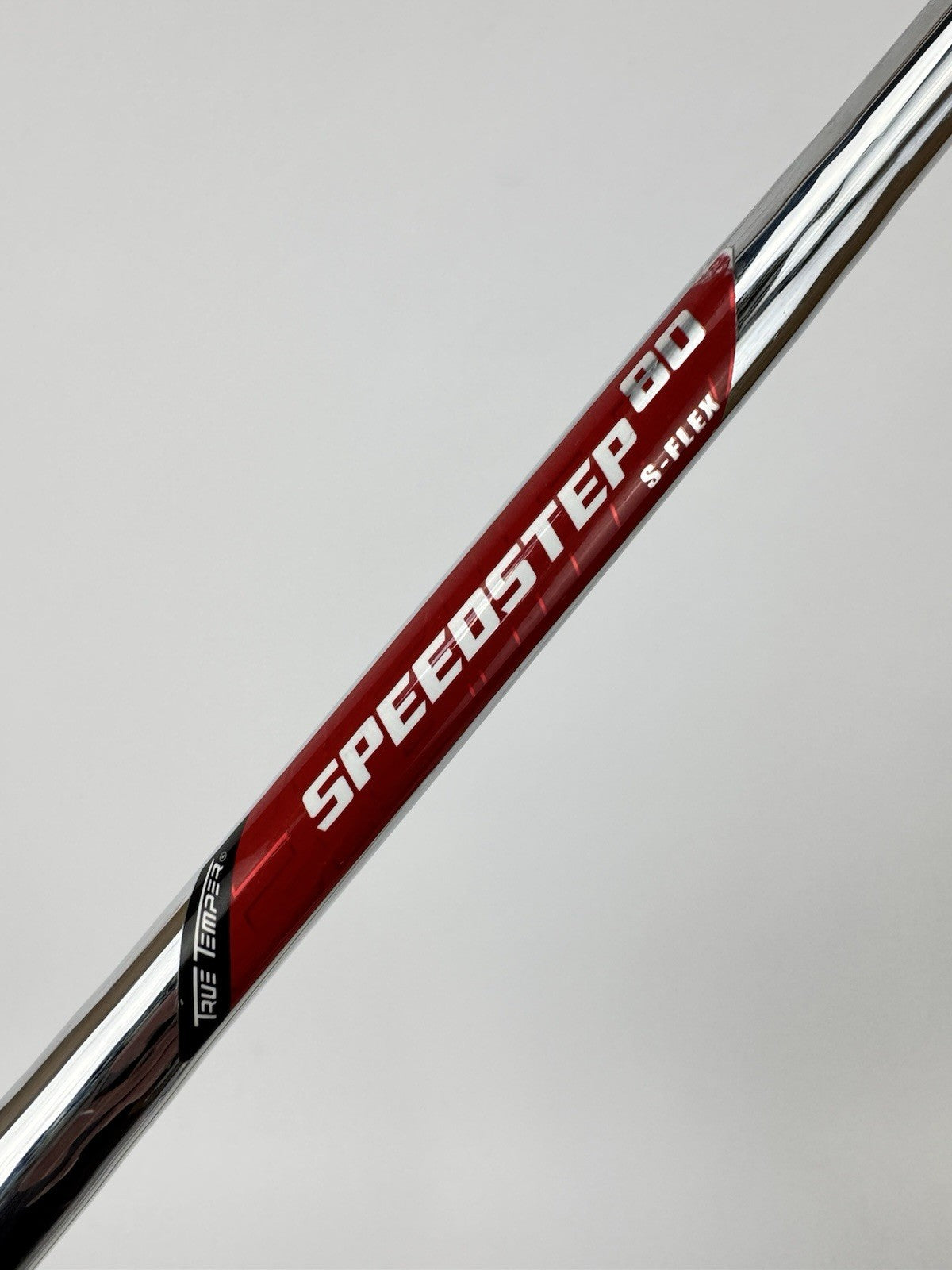 True Temper SpeedStep 80 Iron Shaft Stiff Flex Steel 35.25”/0.370 Parallel/338380