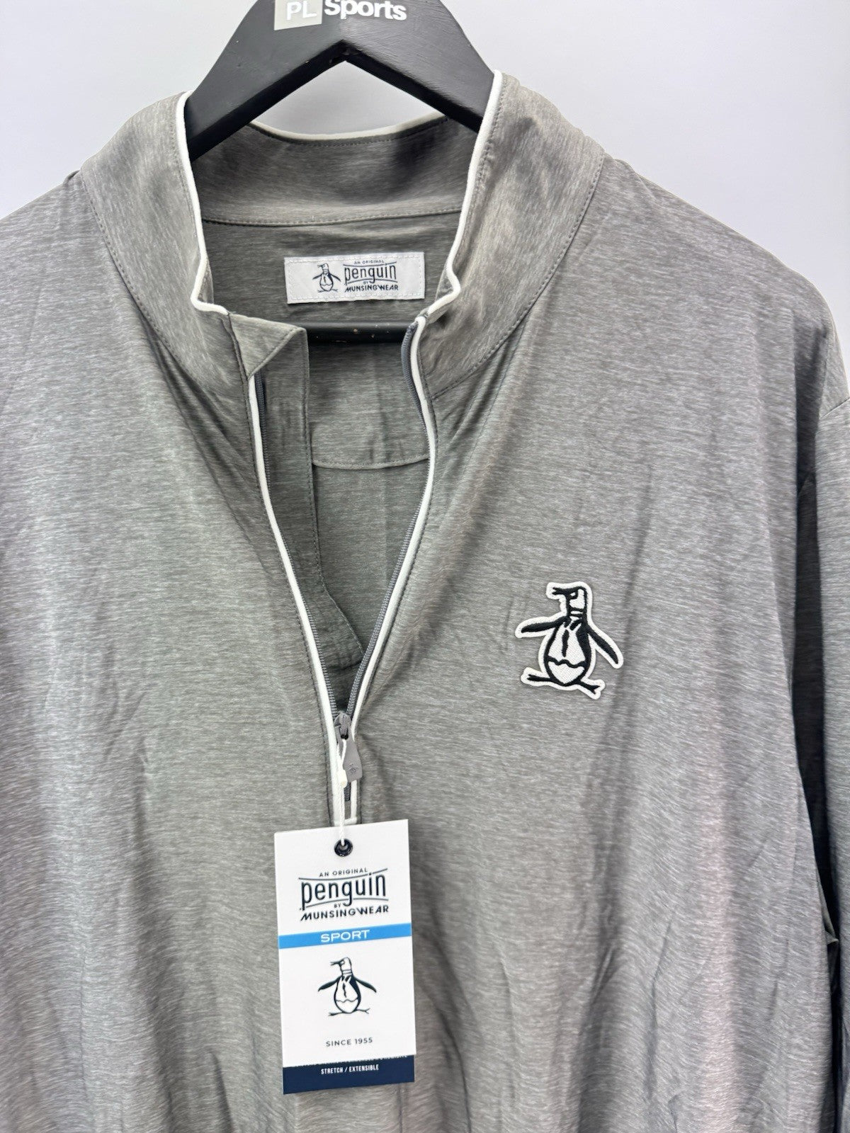 Original Penguin Golf Performance 1/4 Zip Earl Pullover Lightweight UK XL /286573