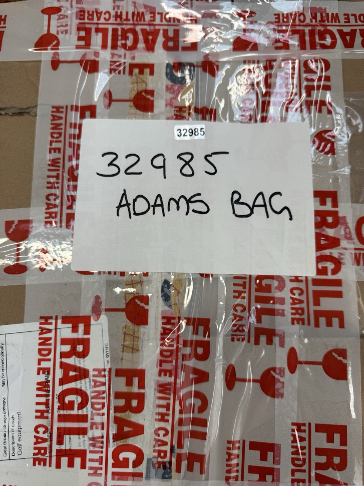 Adams Golf Bag Cart Trolley 11 Way Divider /Strap /Rainhood /3298512