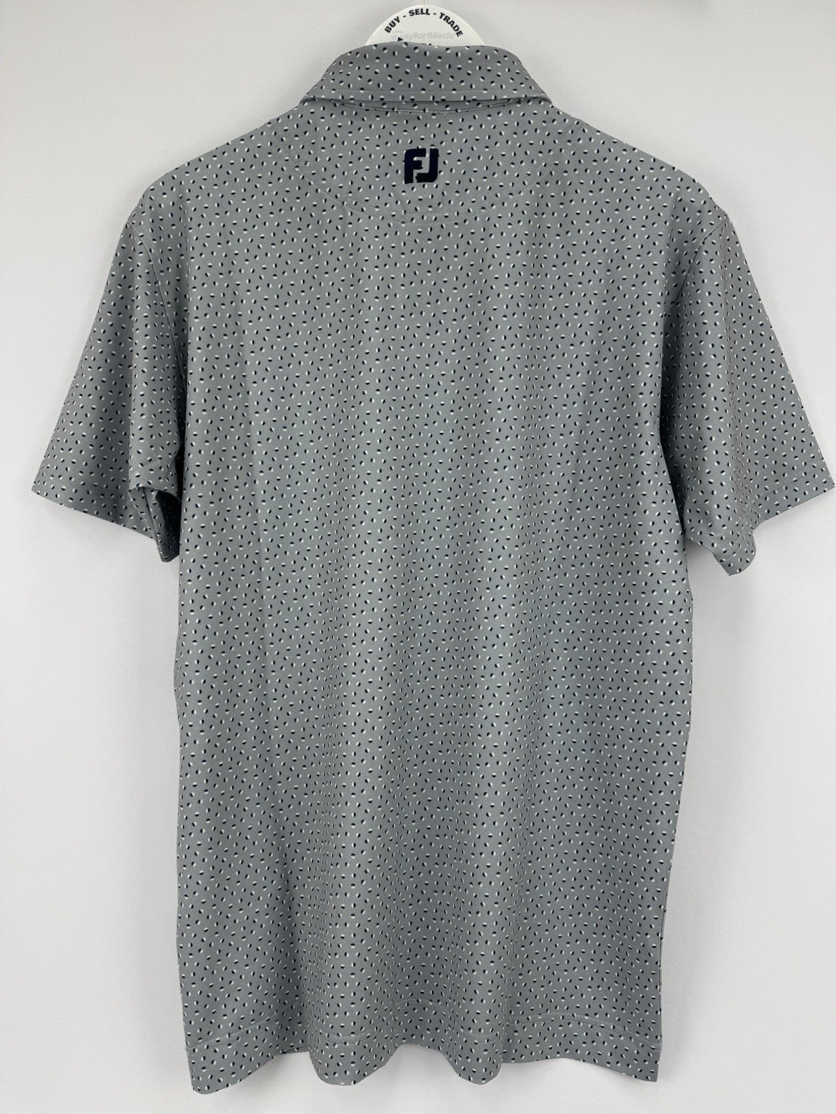 FootJoy Men’s Bounce Print Pique Polo Shirt Size 2XL Grey/330067
