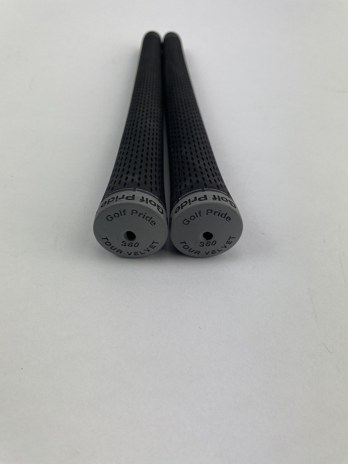 Golf Pride Tour Velvet 360 Grips (2) Standard /Black /Grey /Pulled /304894