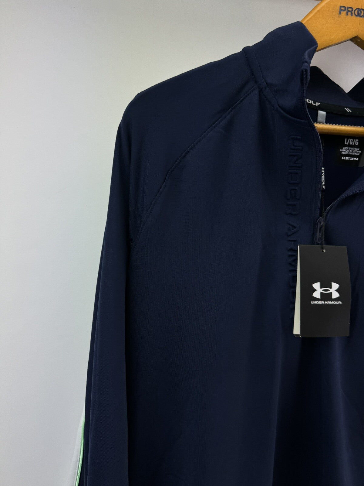Under Armour Storm Pullover 1/4 Zip Mens UK Large /Navy /New /207182