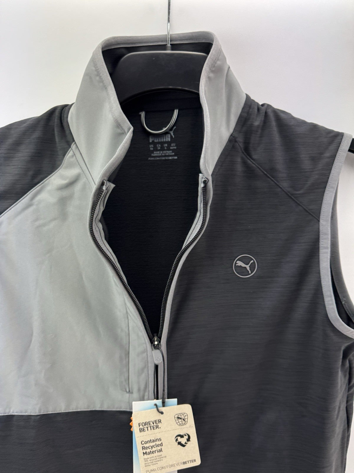 Puma Golf Cloudspun Vest Gilet Mens Full Zip UK Small (19) /New /257213