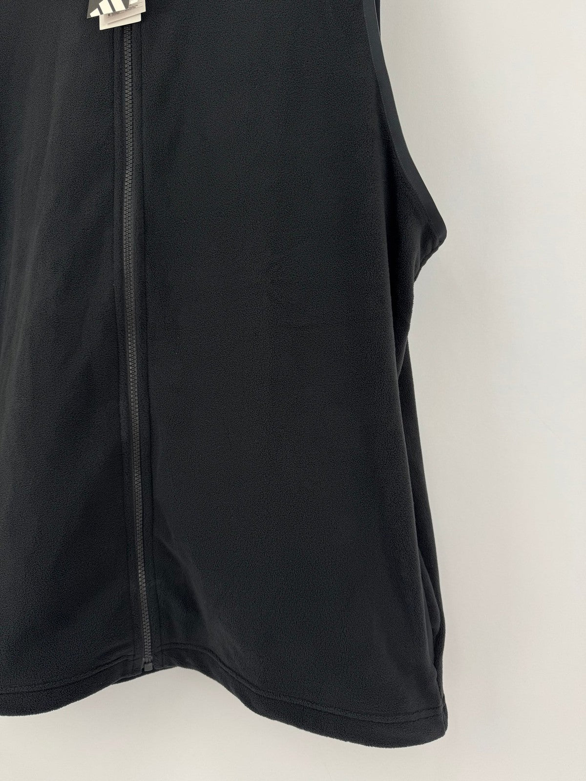 Adidas Ultimate365 Hoodie Vest Men's Size XL Black Fleece Sleeveless /325624