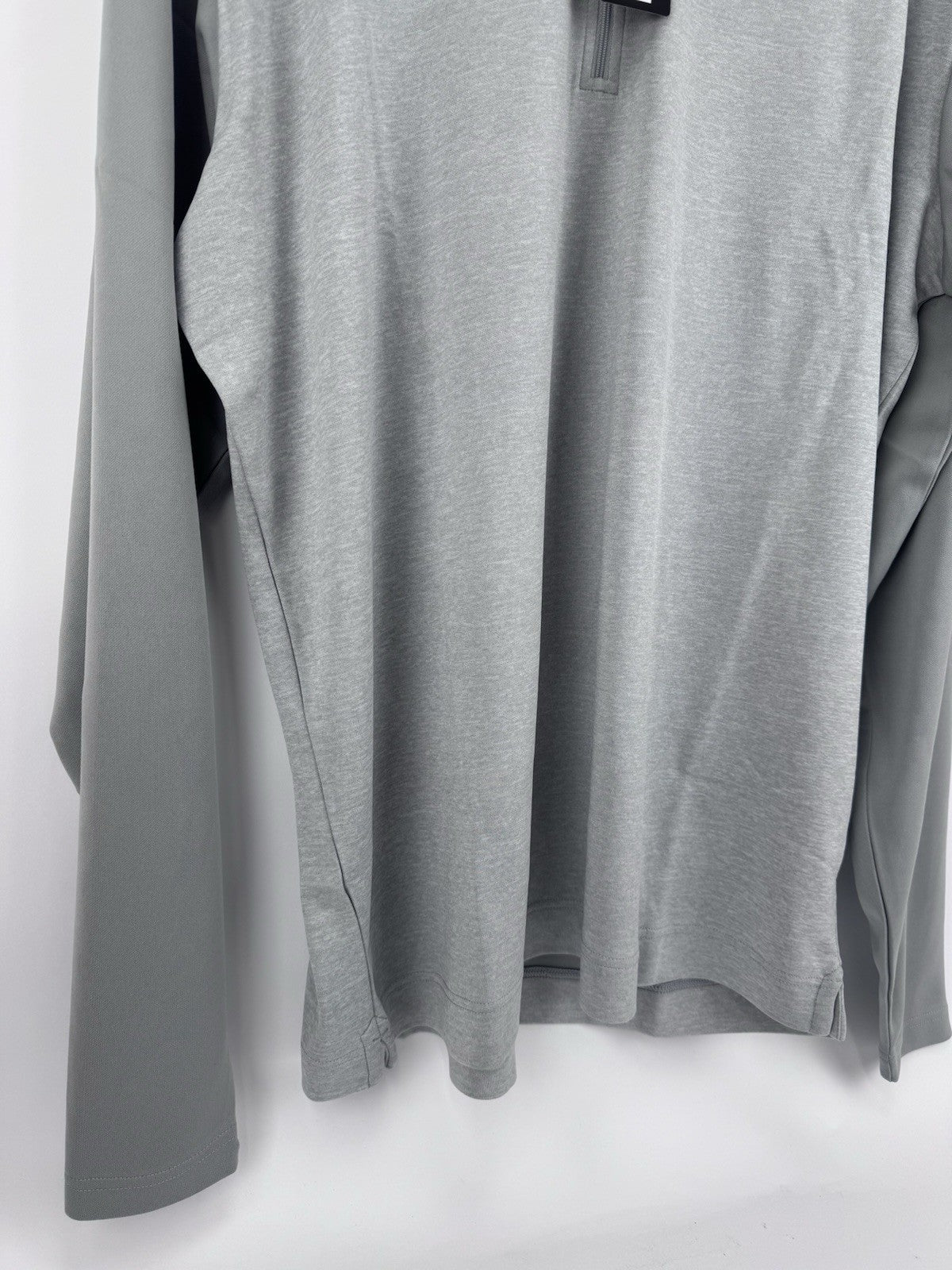 FootJoy Tonal Heather Chill-Out Men's Golf Pullover XXL Grey Quarter Zip/317085