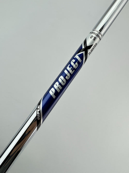 Project X Iron Shaft 5.0 Regular Flex Steel Flighted 40.5” /New /309050