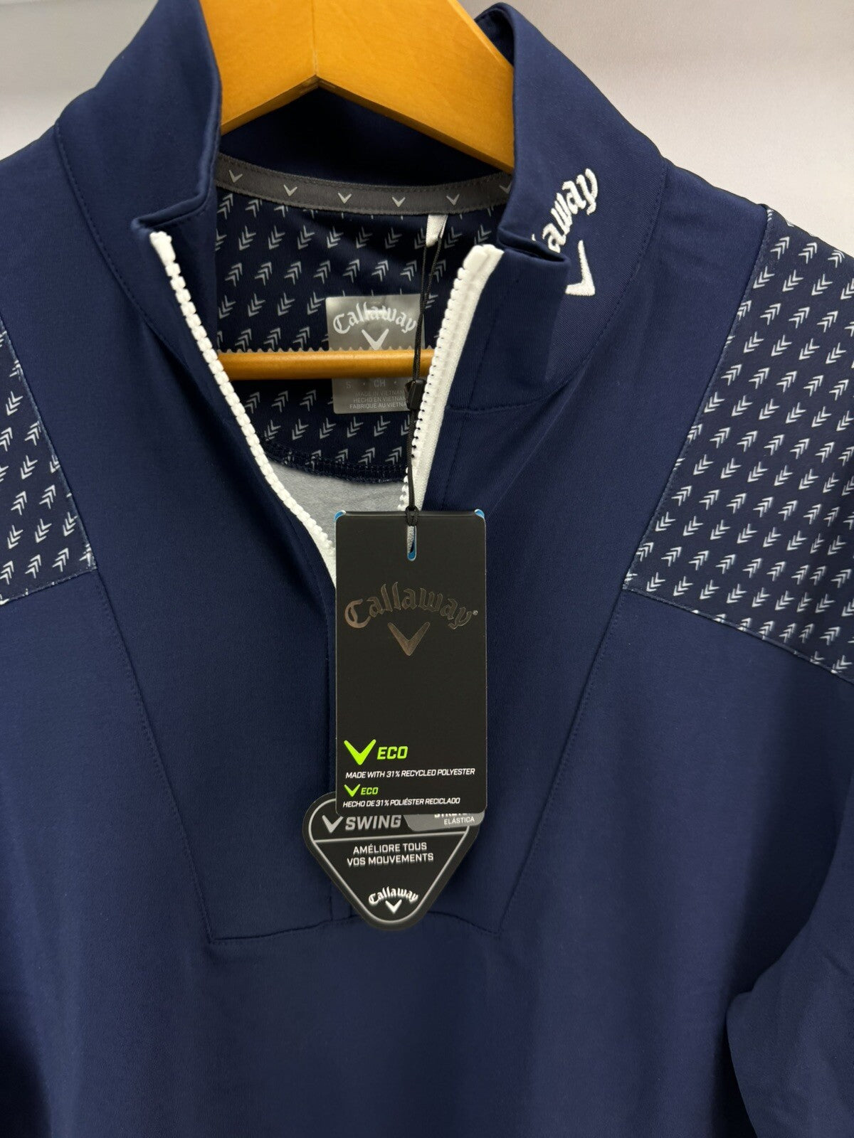 Callaway Odyssey Pullover Chev /Mens UK S /Navy /New /199935