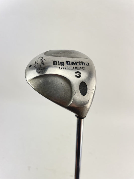 Callaway Big Bertha 3 Wood Regular Flex Steel /Right Handed /New Grip /182520