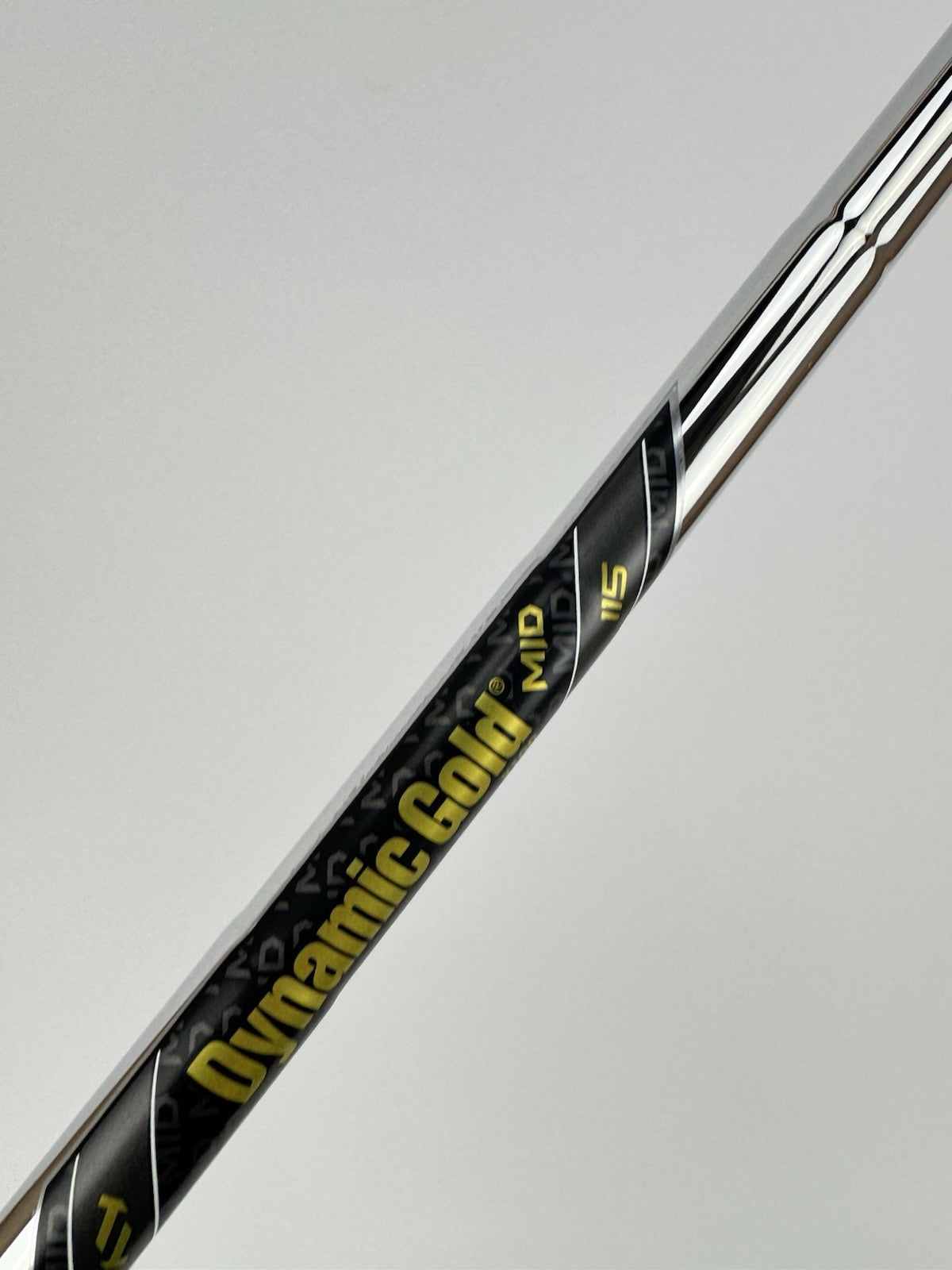 Dynamic Gold Mid 115 Iron Shaft X100 X Flex Steel 35.25” /0.355 Tapered /331152