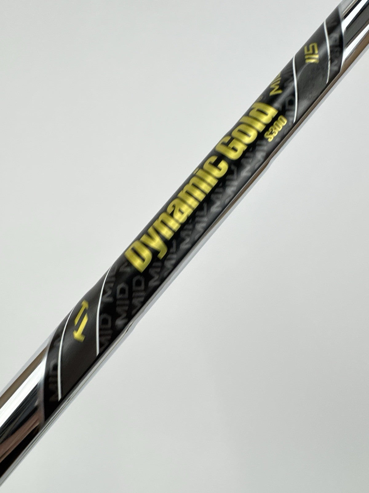 Dynamic Gold 115 Iron Shaft Mid S300 Stiff Flex Steel 35.75”/0.355 Tapered/328364