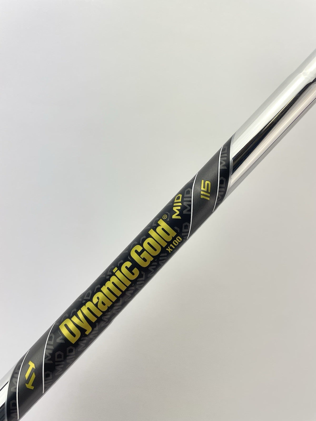 Dynamic Gold Mid 115 Iron Shaft X100 X Flex Steel 35.25” /0.355 Tapered /282765