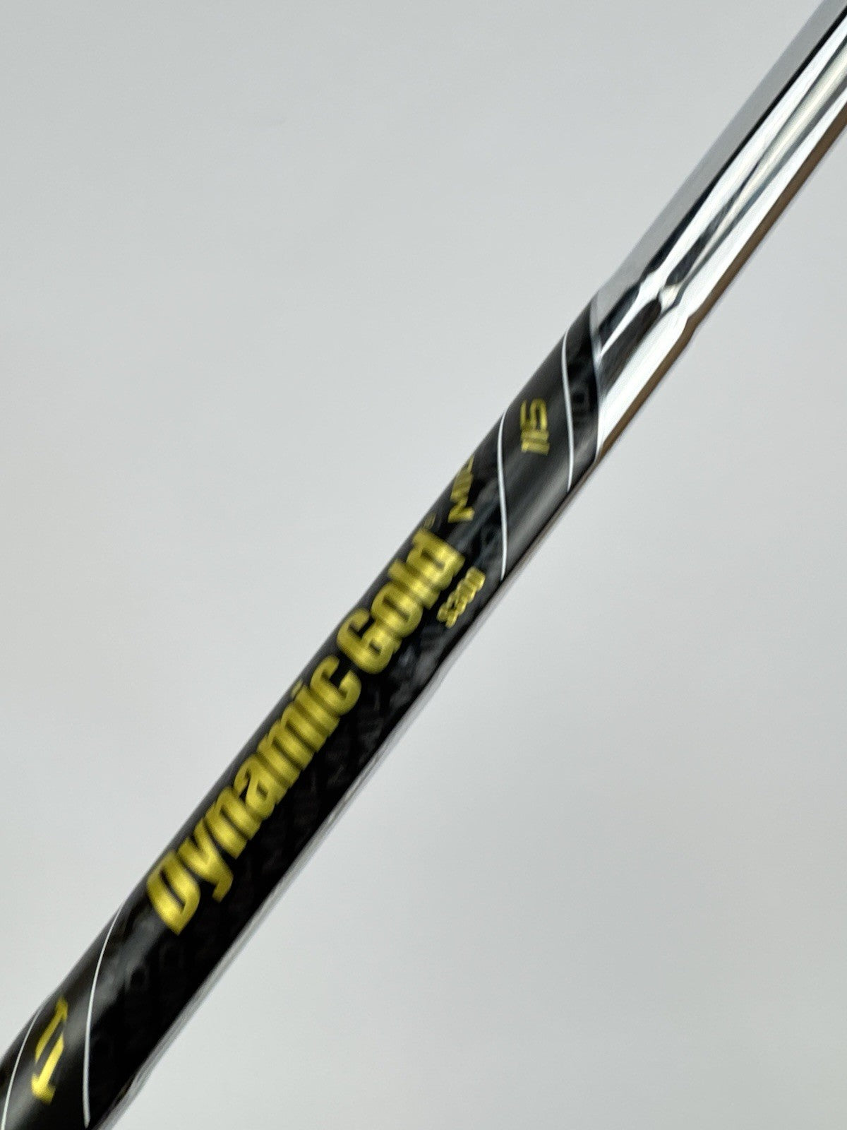 Dynamic Gold 115 Iron Shaft Mid S300 Stiff Flex Steel 36”/0.355 Tapered/332735