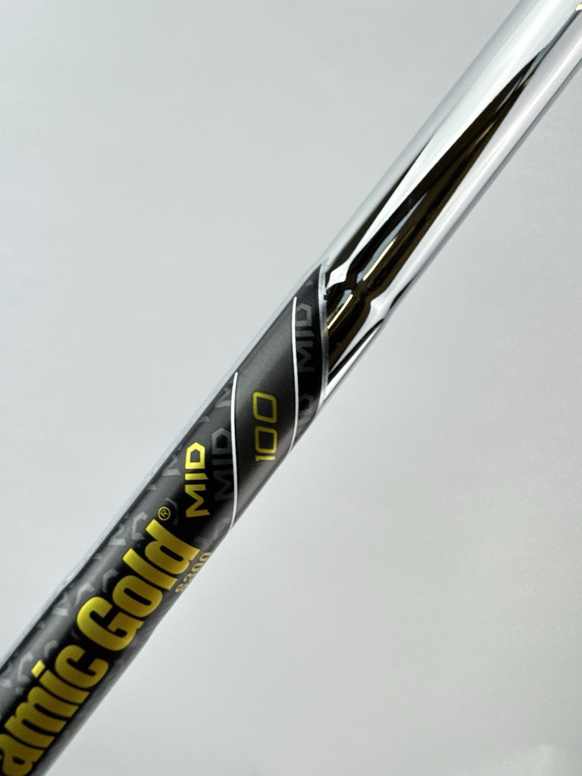 Dynamic Gold Mid 100 Iron Shaft Stiff Flex Steel 36.25” /0.355 Tapered /292966