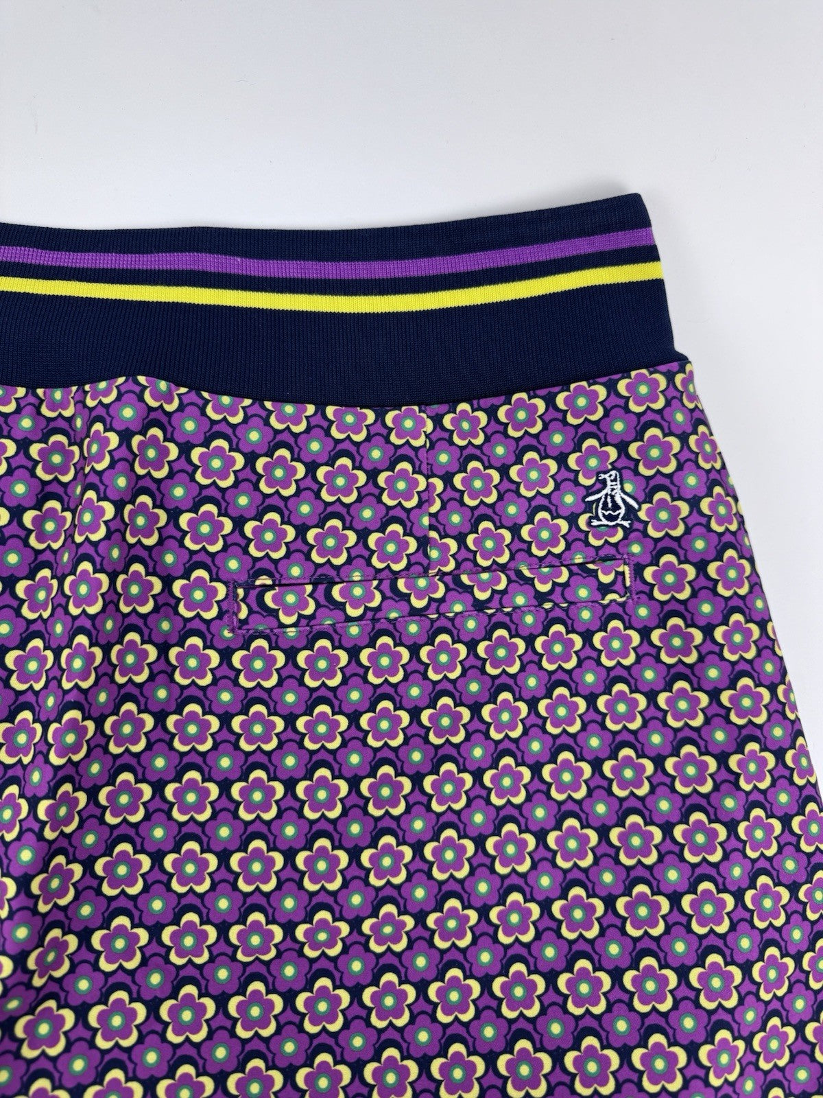 Original Penguin Women’s Floral Print Pull On Pleated Skort Size Small/ 317886