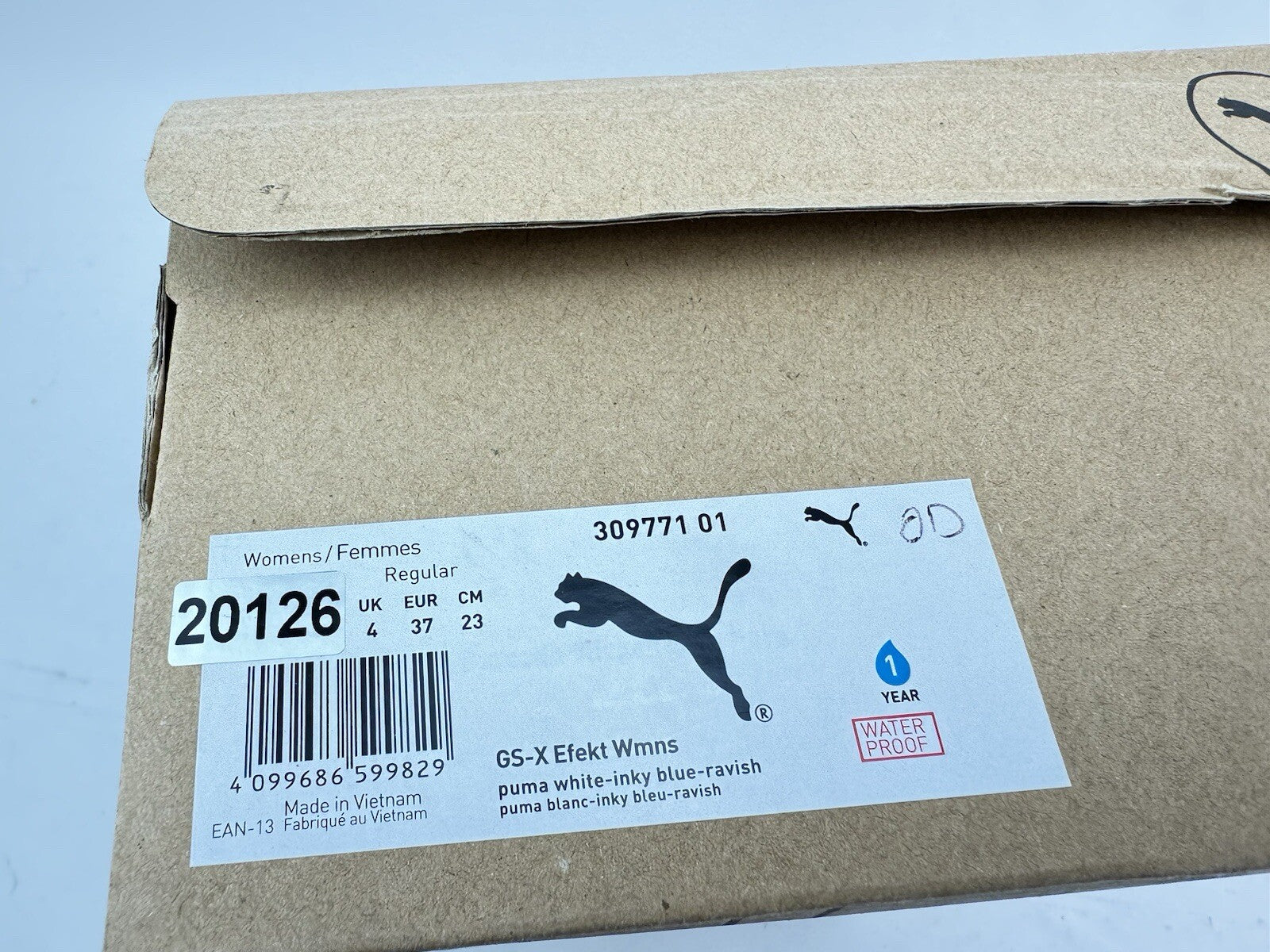Puma GS-X Efekt Golf Shoes Womens UK 4 /White/Pink /Spikeless /New In Box /201269