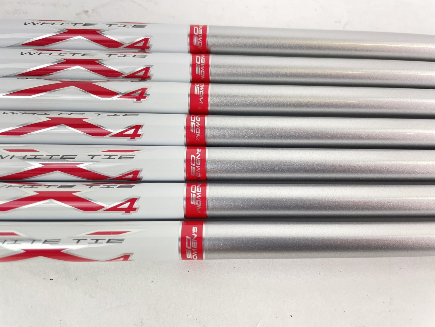 Matrix White Tie Womens Iron Shaft Set (7) X4 Womens Graphite 42” New /0.3703
