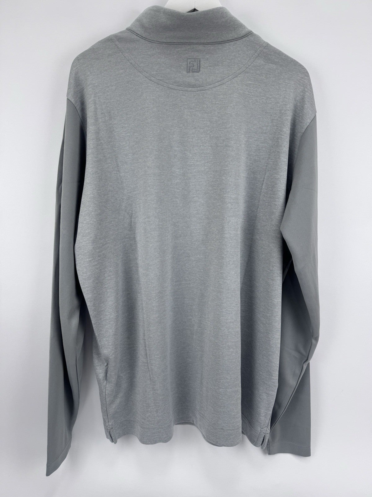 FootJoy Tonal Heather Chill-Out Men's Golf Pullover XXL Grey Quarter Zip/317087