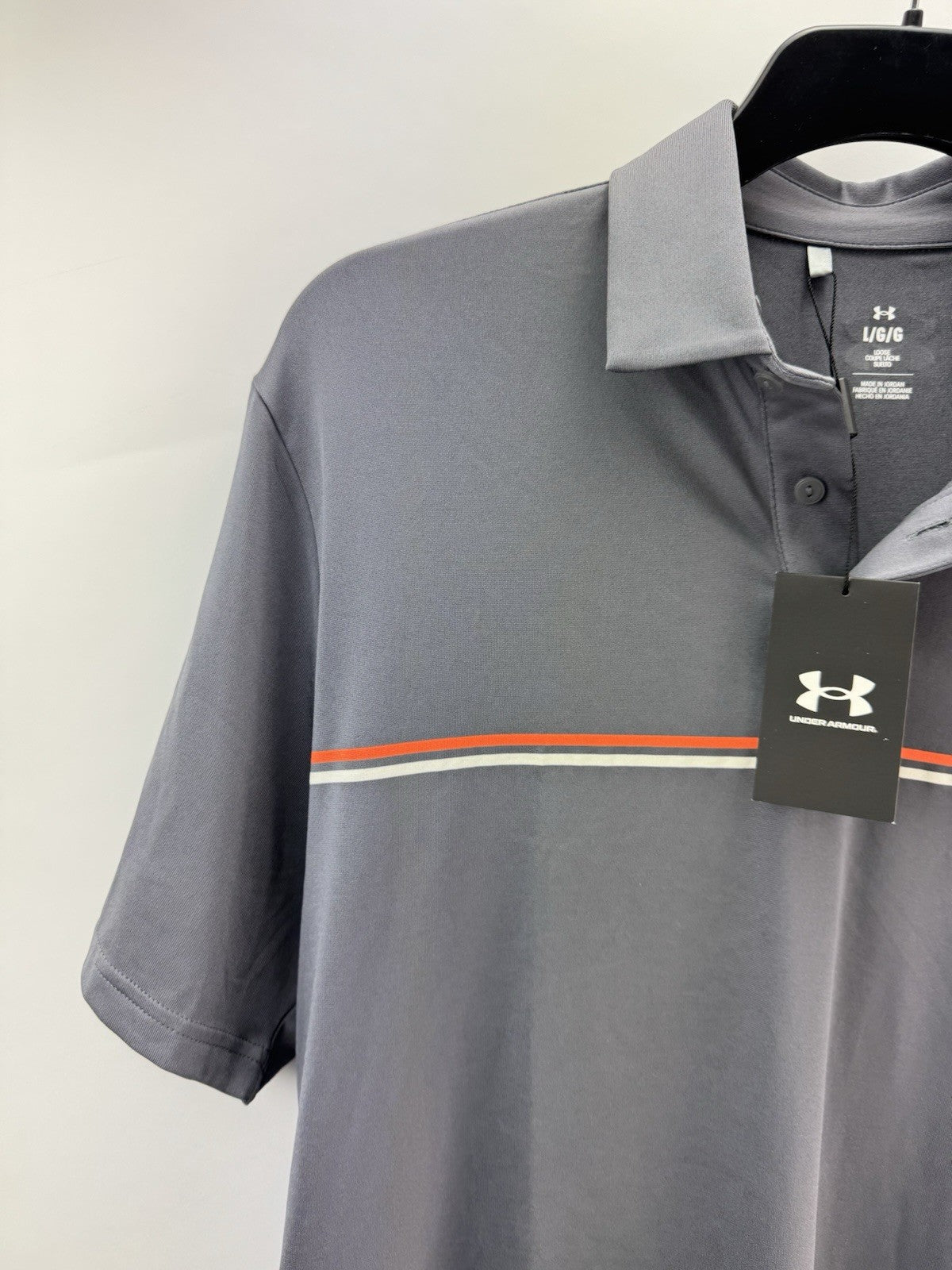 Under Armour Playoff 3.0 Men’s Polo Shirt Stripe /UK Large /Loose Fit /New/275532