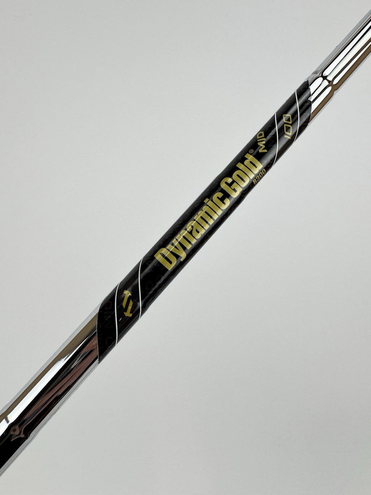 Dynamic Gold Mid 100 Iron Shaft Pured R300 Regular Flex Steel 36.5” /0.355/325310