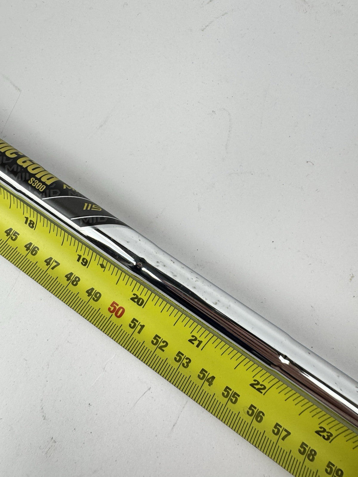 Dynamic Gold 115 Iron Shaft Mid S300 Stiff Flex Steel 35.5”/0.355 Tapered/3328212