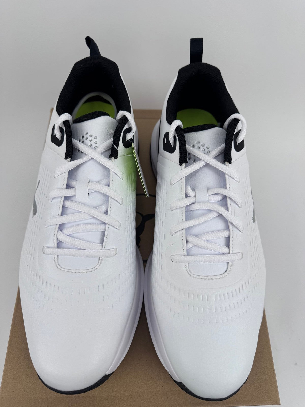 Puma Fusion Foam Fusion Plus Golf Shoes Mens 10.5 White Black Regular Fit/318643