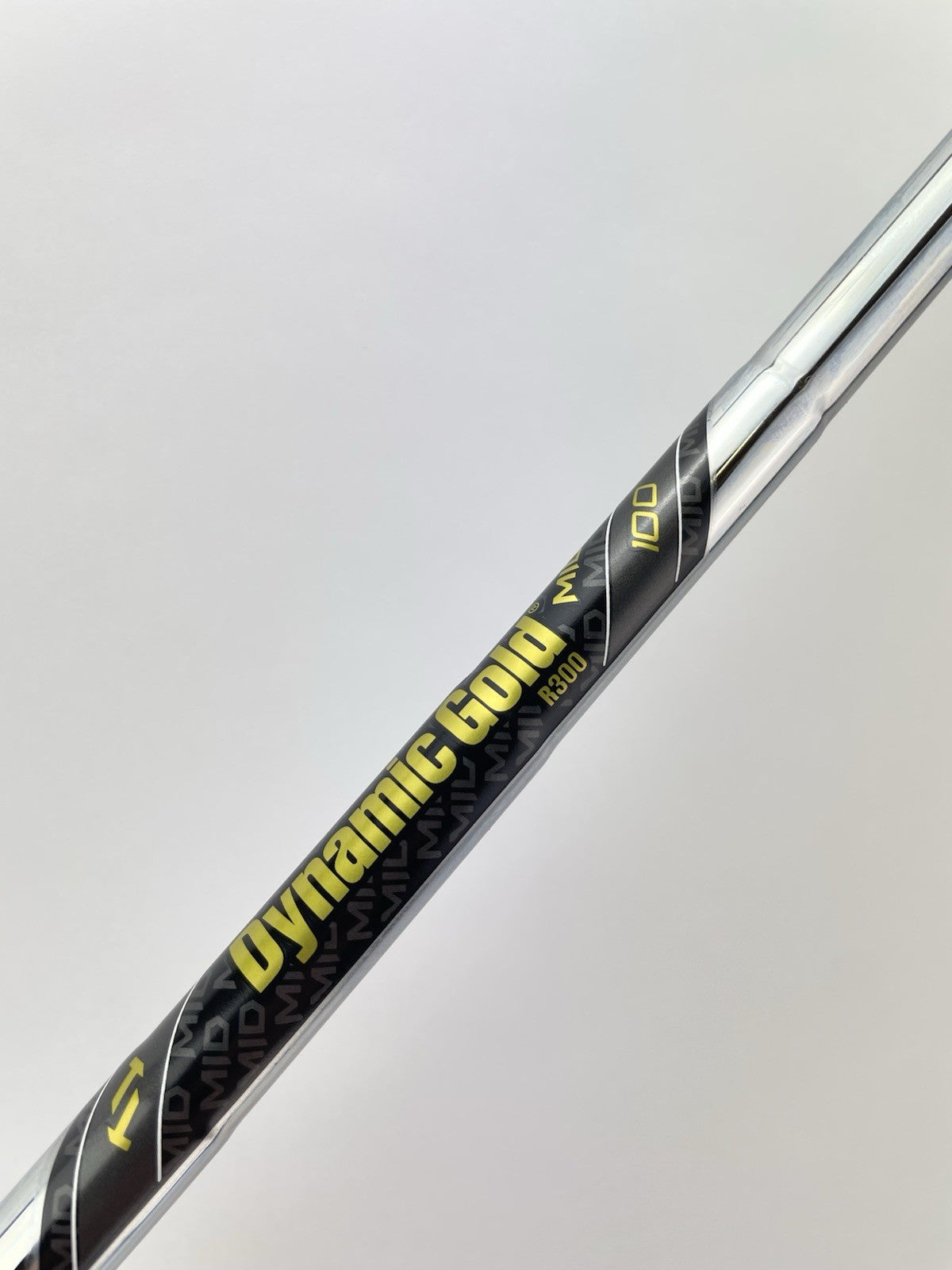 Dynamic Gold Mid 100 Iron Shaft R300 Regular Flex Steel 35.5” /0.355 /288345