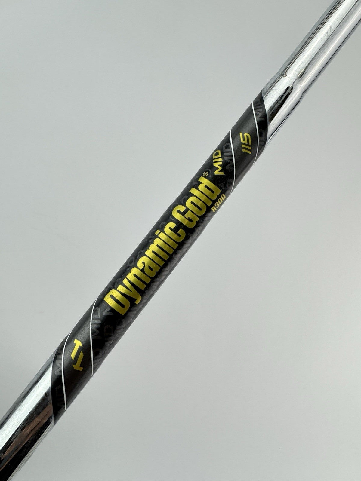 Dynamic Gold 115 Iron Shaft Mid R300 Regular Flex Steel 35” /0.355 /309640