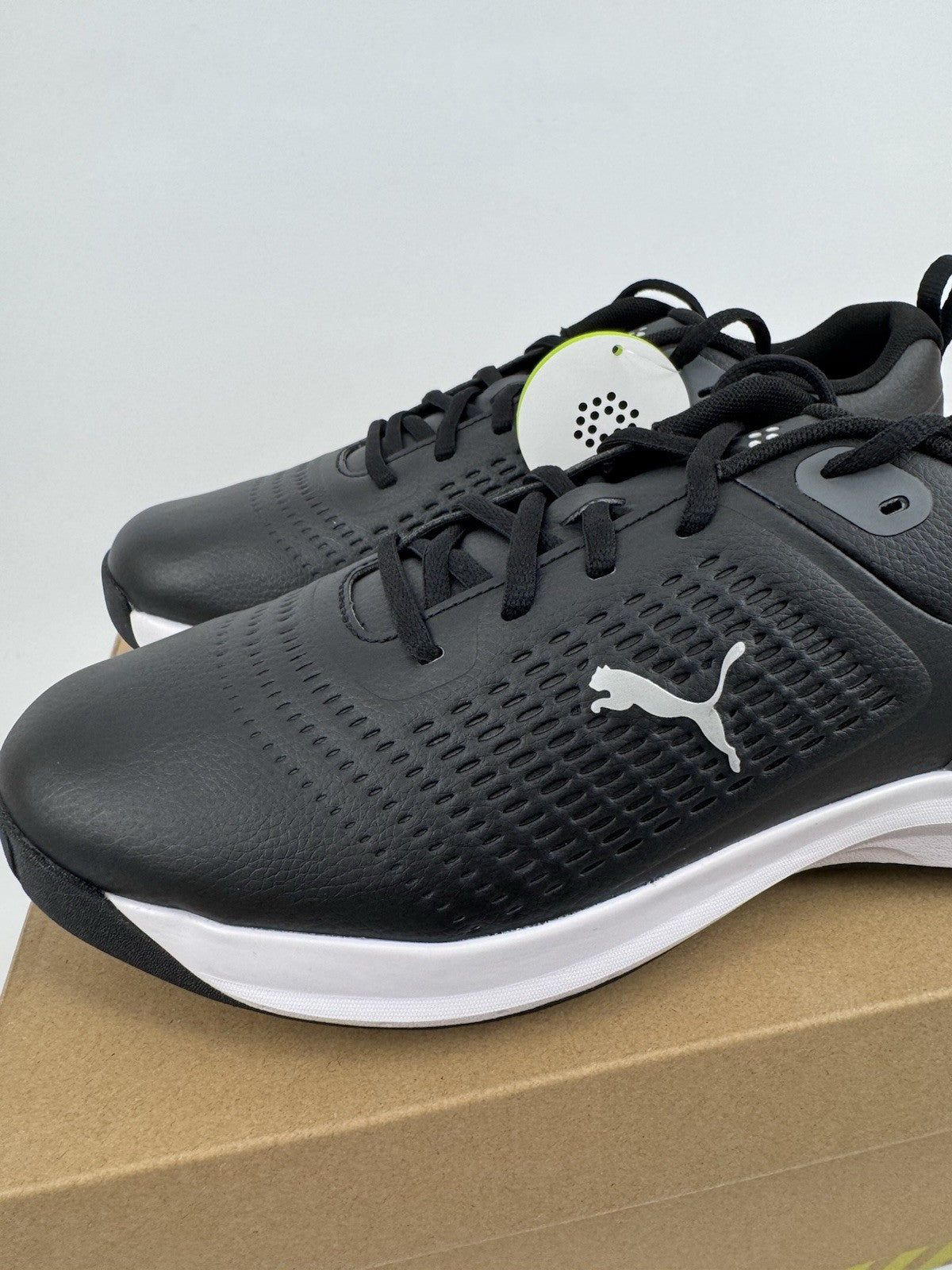 Puma Fusion Plus Spiked Golf Shoes Men's Size 8.5 Black Waterproof/318652