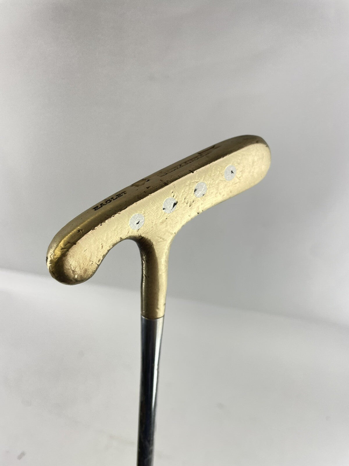 Slazenger Eaglet Blade Putter Brass 36” Steel /Left Handed /New Grip /108104