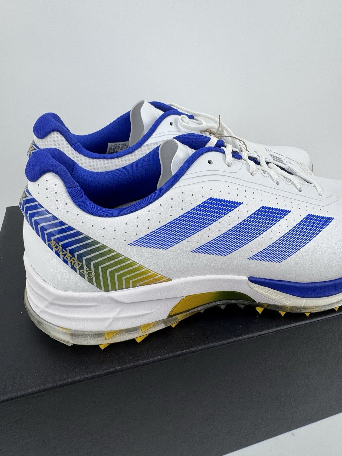 Adidas Adizero ZG Golf Shoes Mens Size UK 10 White Lightweight Comfort/314375