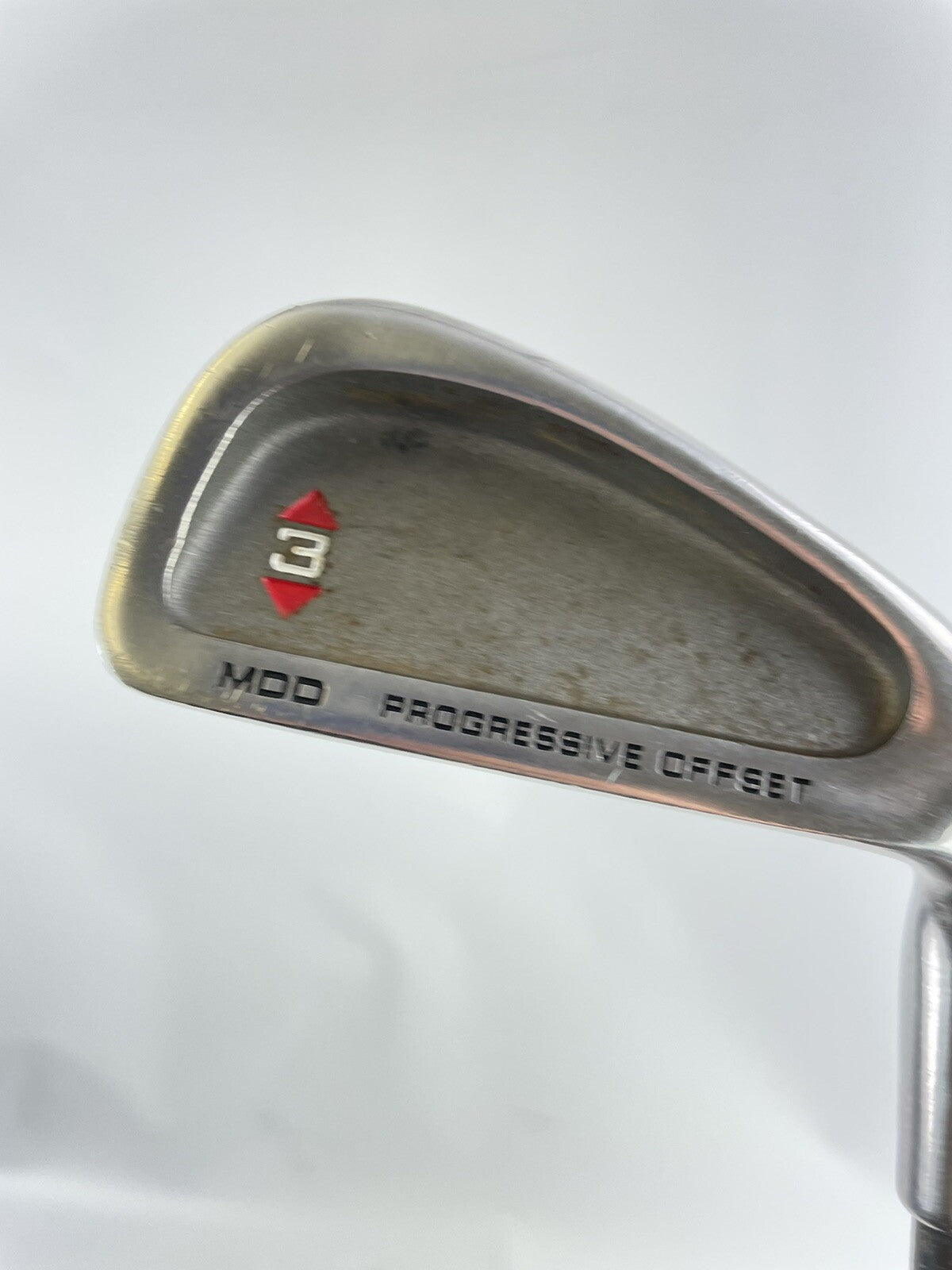 MDD Golf 3 Iron Offset 21* Custom Boron Graphite Stiff /Right /New Grip /84392